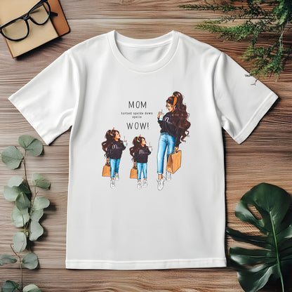 White Shopping Mom Girls Duo