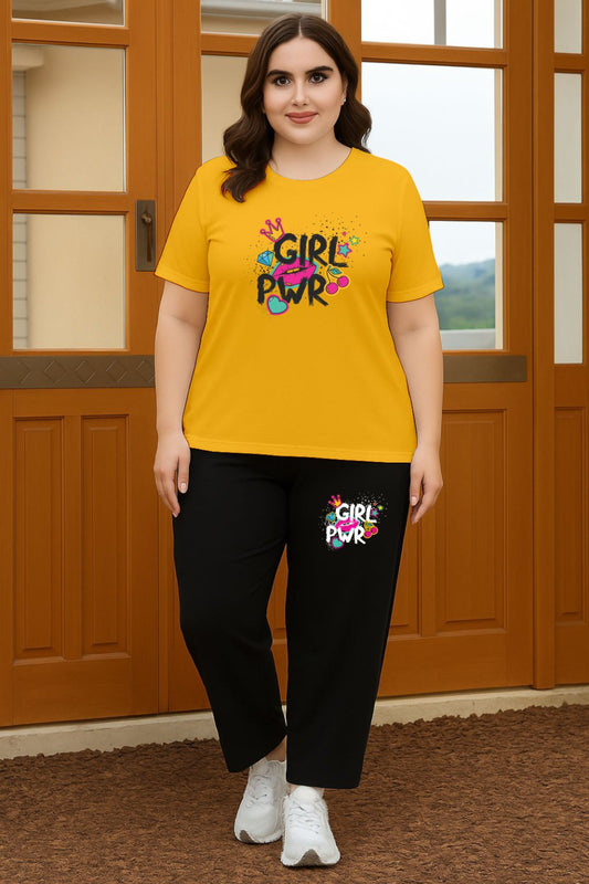 Yellow Girl Power Cordset