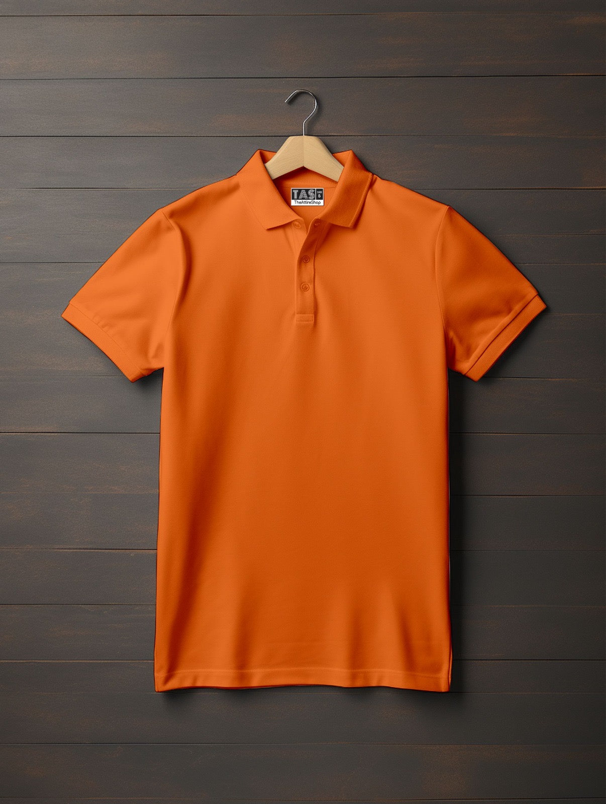 Plain Polo Orange