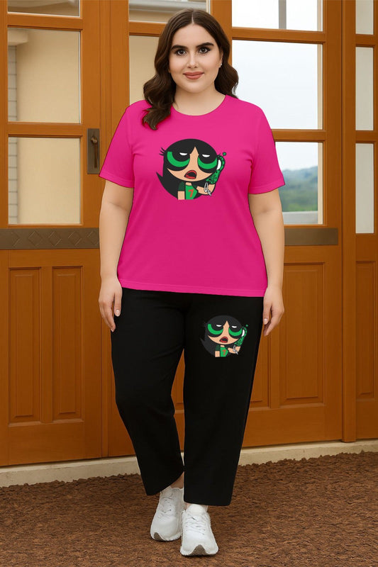 Hotpink Powerpuff Cordset
