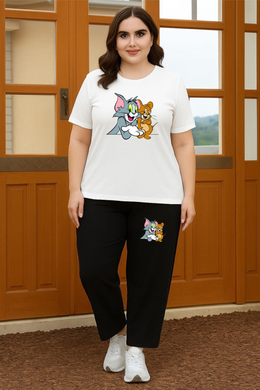 White Tomjerry Cordset